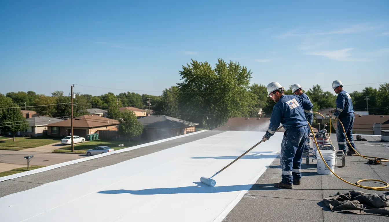 Commercial roof coating in Taftville, CT near me